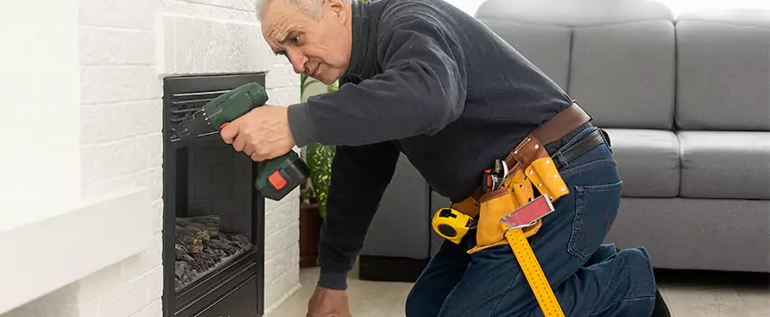 New Indoor Fireplace Installation in Scaggsville, Maryland