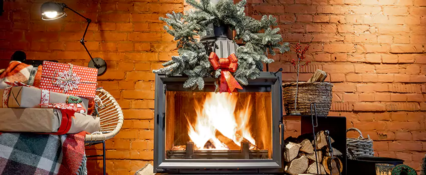 Travis Industries Linear Gas Fireplace Installation in Scaggsville, Maryland
