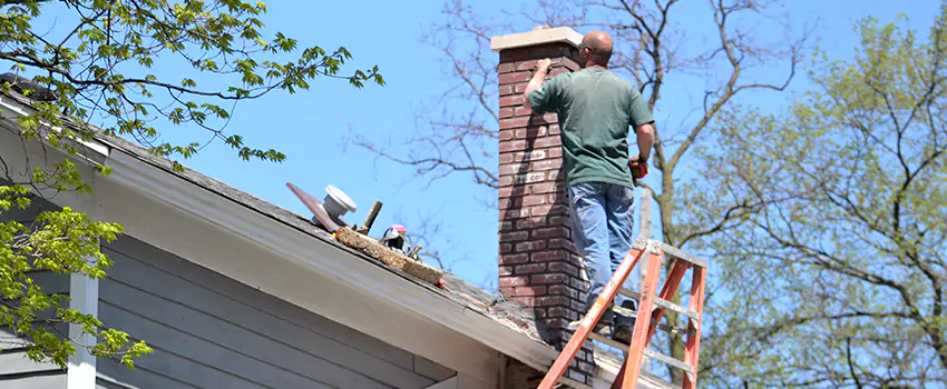 Vinyl and PVC Chimney Flashing Installation in Scaggsville, MD