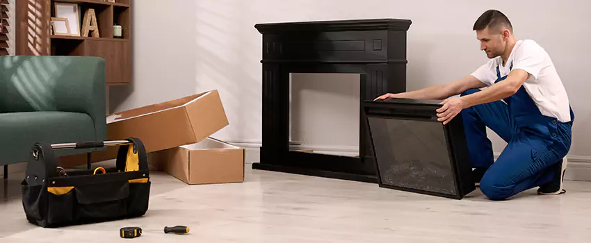 Old Rusted Metal Fireplace Repair And Replacement in Scaggsville, MD